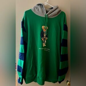 Polo by Ralph Lauren Hooded Teddy Bear Sweatshirt, XXL